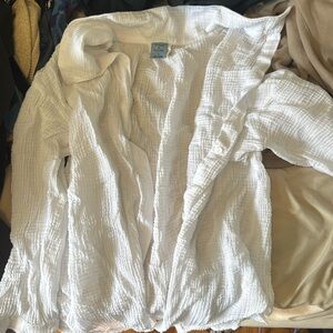 Beach cover up long sleeve shirt